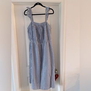 Cute striped long dress!